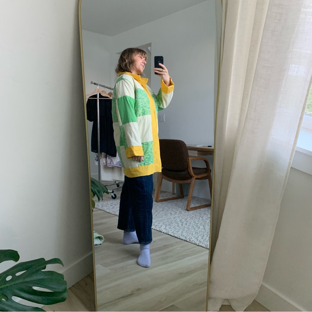 Colorful Patchwork Quilted Jacket - Picture 5 of 7